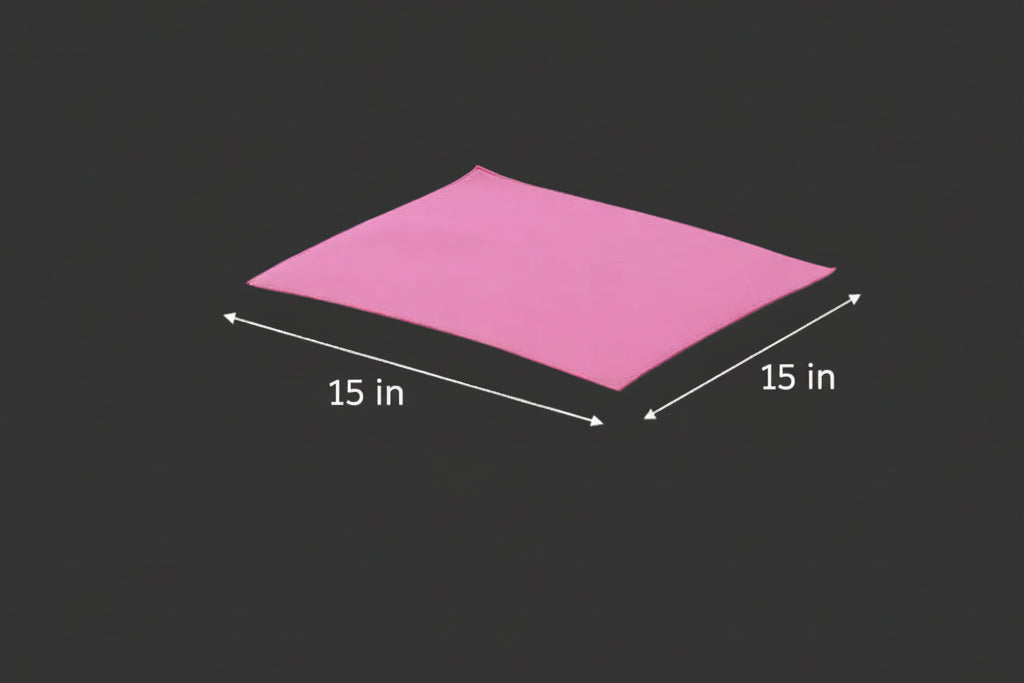 Precision Glass Towel – 3 Pack Dark Pink (Delicate, Streak-Free Performance)