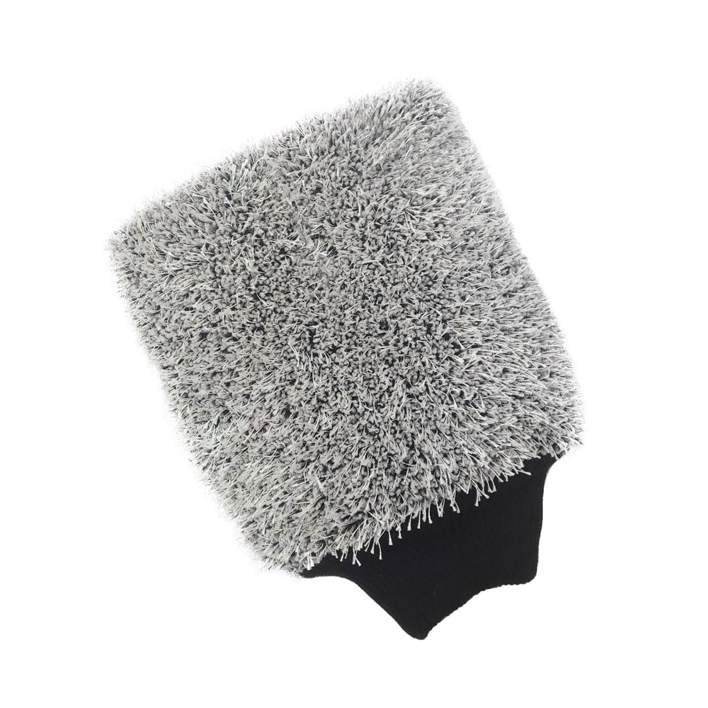 Premium Double Twist Mitt – Gray (Ultra-Soft, Scratch-Free Wash)